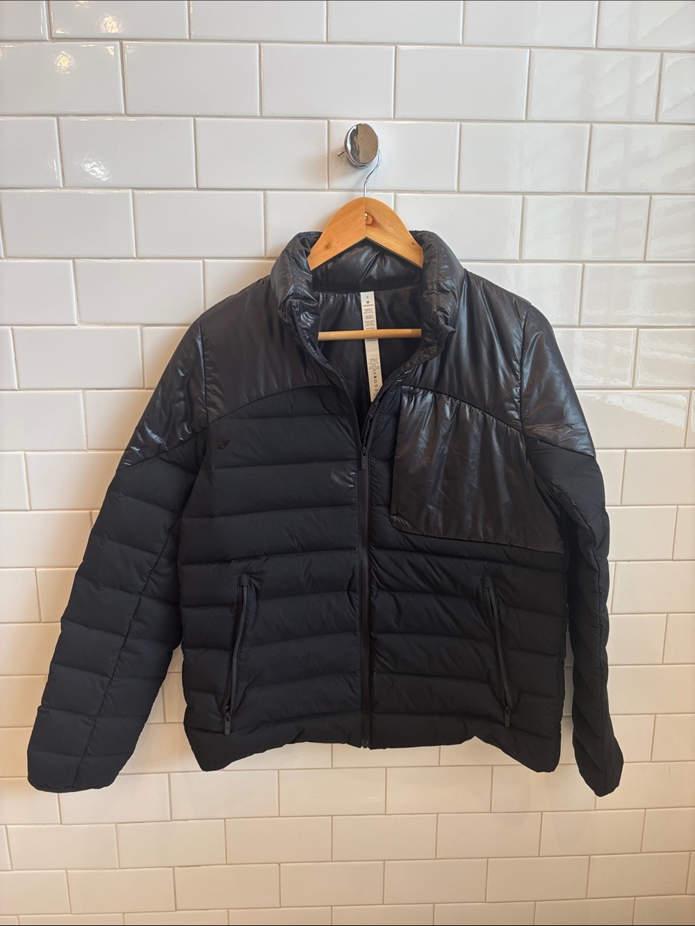 lululemon athletica Black Quilted Puffer Jacket
